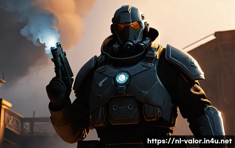 발로란트 브림스톤 공략법 - **Prompt: Deceptive Sky Smokes at Haven's A-Site** A highly detailed, cinematic shot of Brimston...