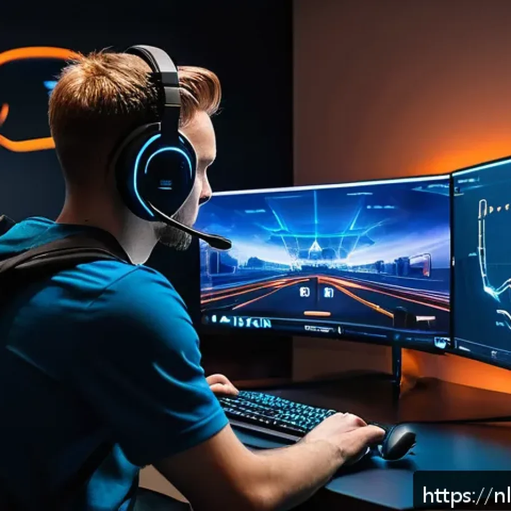 발로란트 타격 판정 시스템 - A high-tech gaming setup showcasing a professional gamer intensely focused on playing Valorant. The ...