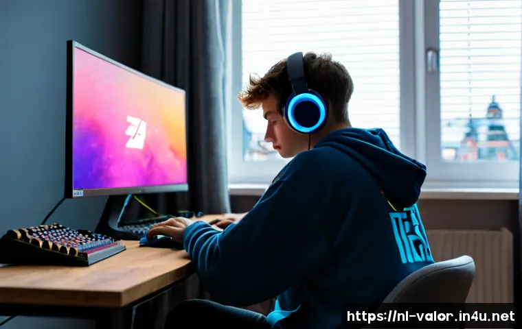 발로란트 실전 플레이 팁 - Photorealistic esports practice scene in a tidy Dutch apartment gaming room, focused young adult pla...